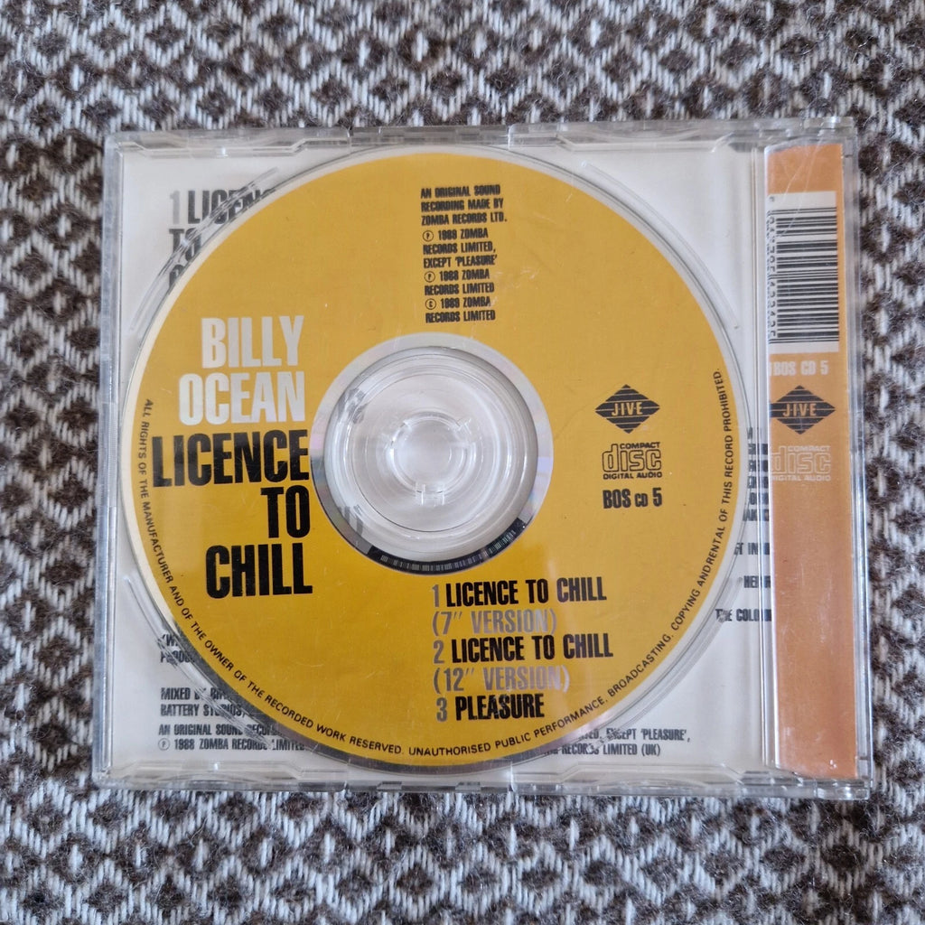 Billy Ocean – Licence To Chill / CD Single