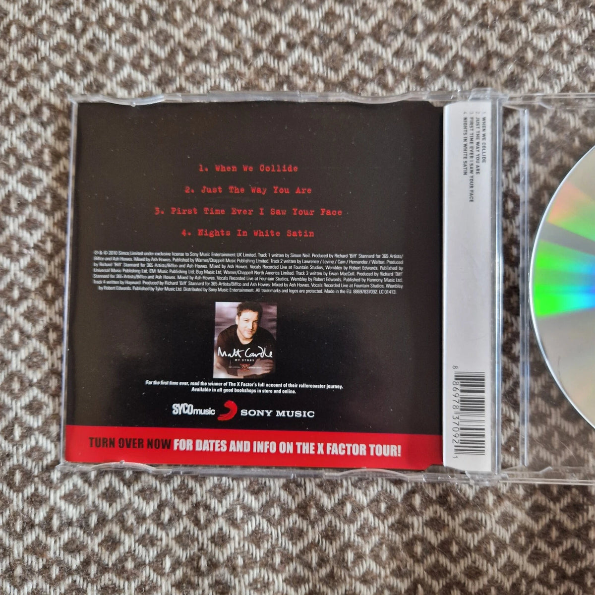 Matt Cardle – When We Collide / CD Single
