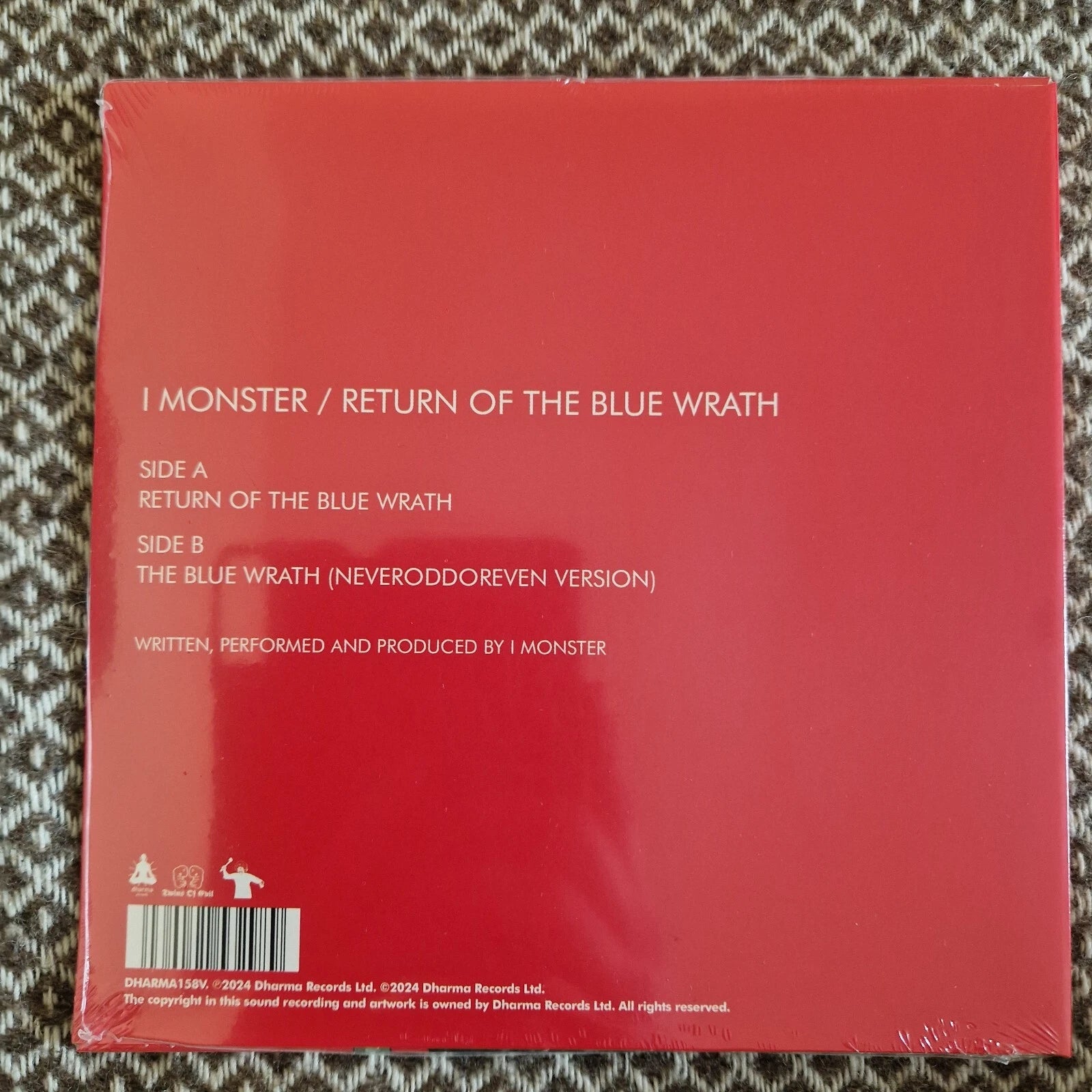 I Monster - Return Of The Blue Wrath / Vinyl 7" limited on COLORED