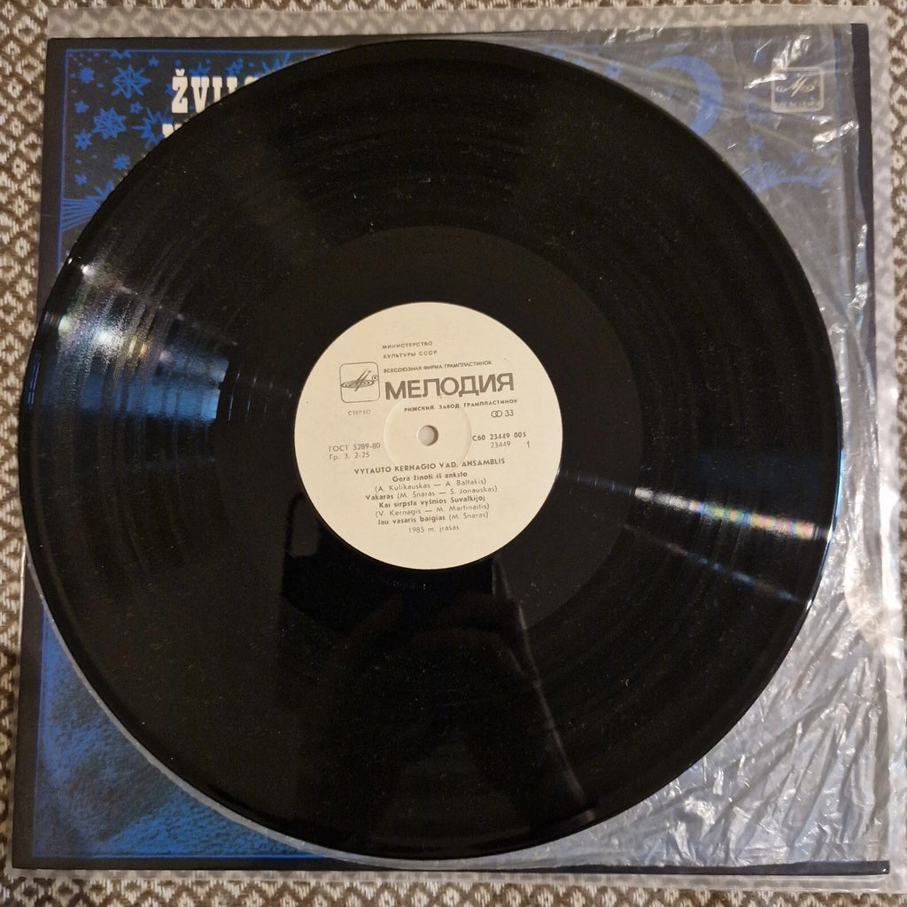 Vytauto Kernagio Ansamblis ‎– Žvilgsnis Nuo Kalno / Vinyl LP (1986 pressing)