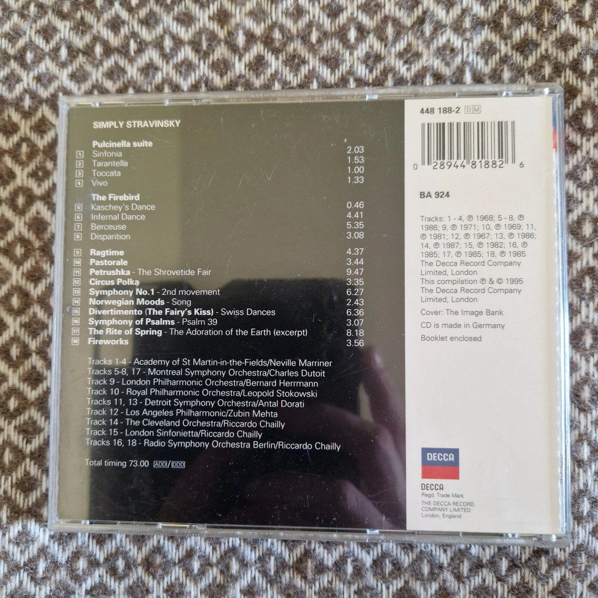 Various – Simply Stravinsky / CD Album