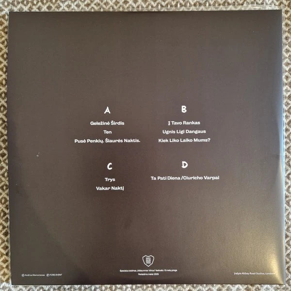 Andrius Mamontovas - Šiaurės Naktis. Pusė Penkių / Vinyl 2LP on Silver