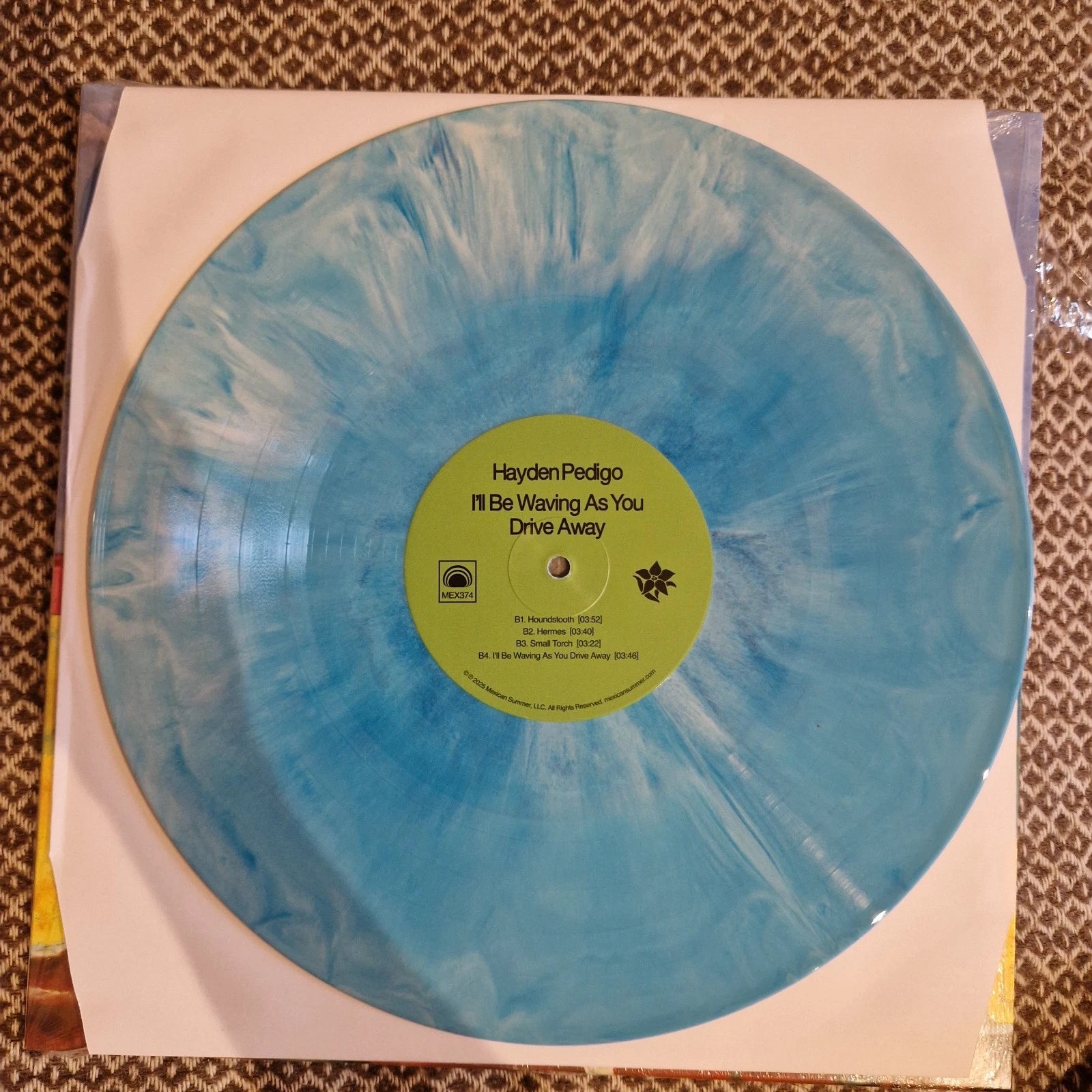 Hayden Pedigo ‎– I'll Be Waving As You Drive Away / Vinyl LP on Blue [Ok SIGNED!