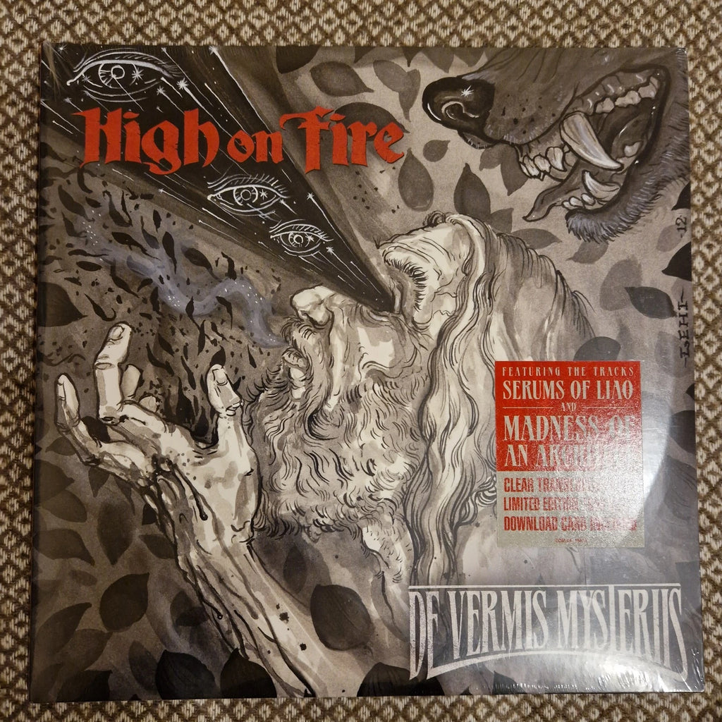 High On Fire - De Vermis Mysteriis / 2xLP Vinyl limited on CLEAR RUBY