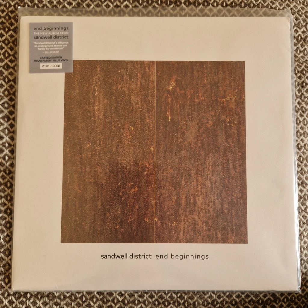 Sandwell District – End Beginnings / Vinyl 2xLP limited on Blue Transparent / SIGNED PRINT