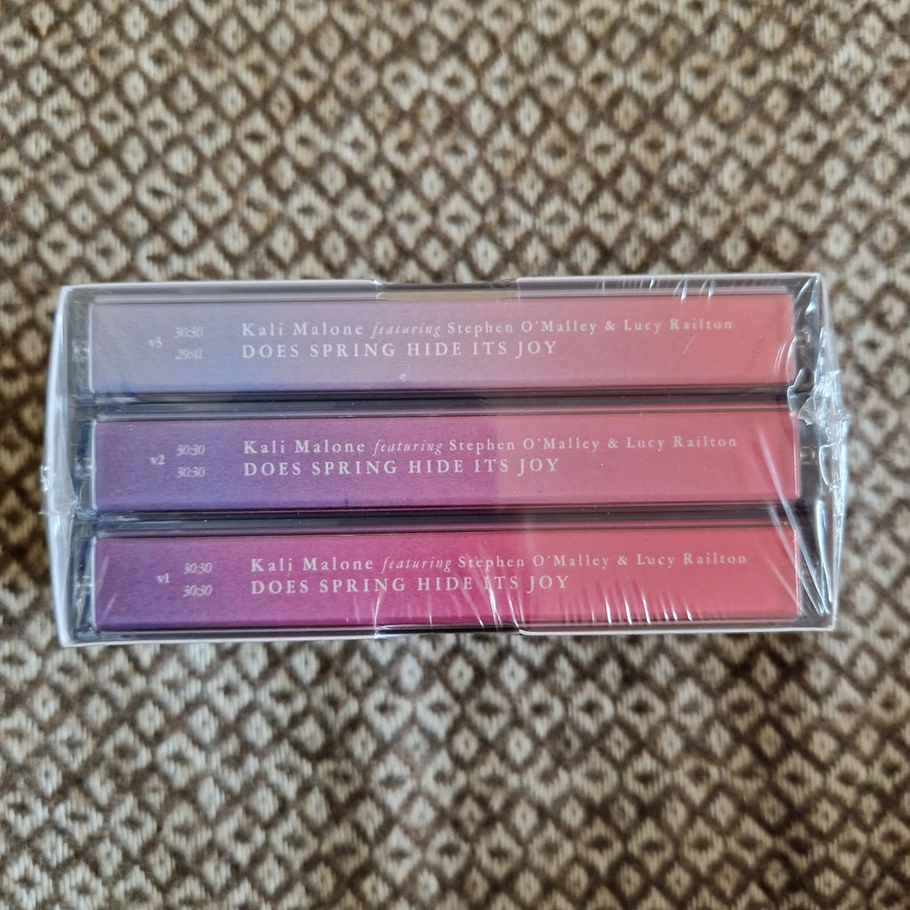 Kali Malone, Stephen O'Malley & Lucy Railton - Does Spring Hide Its Joy / 3xCassette Album