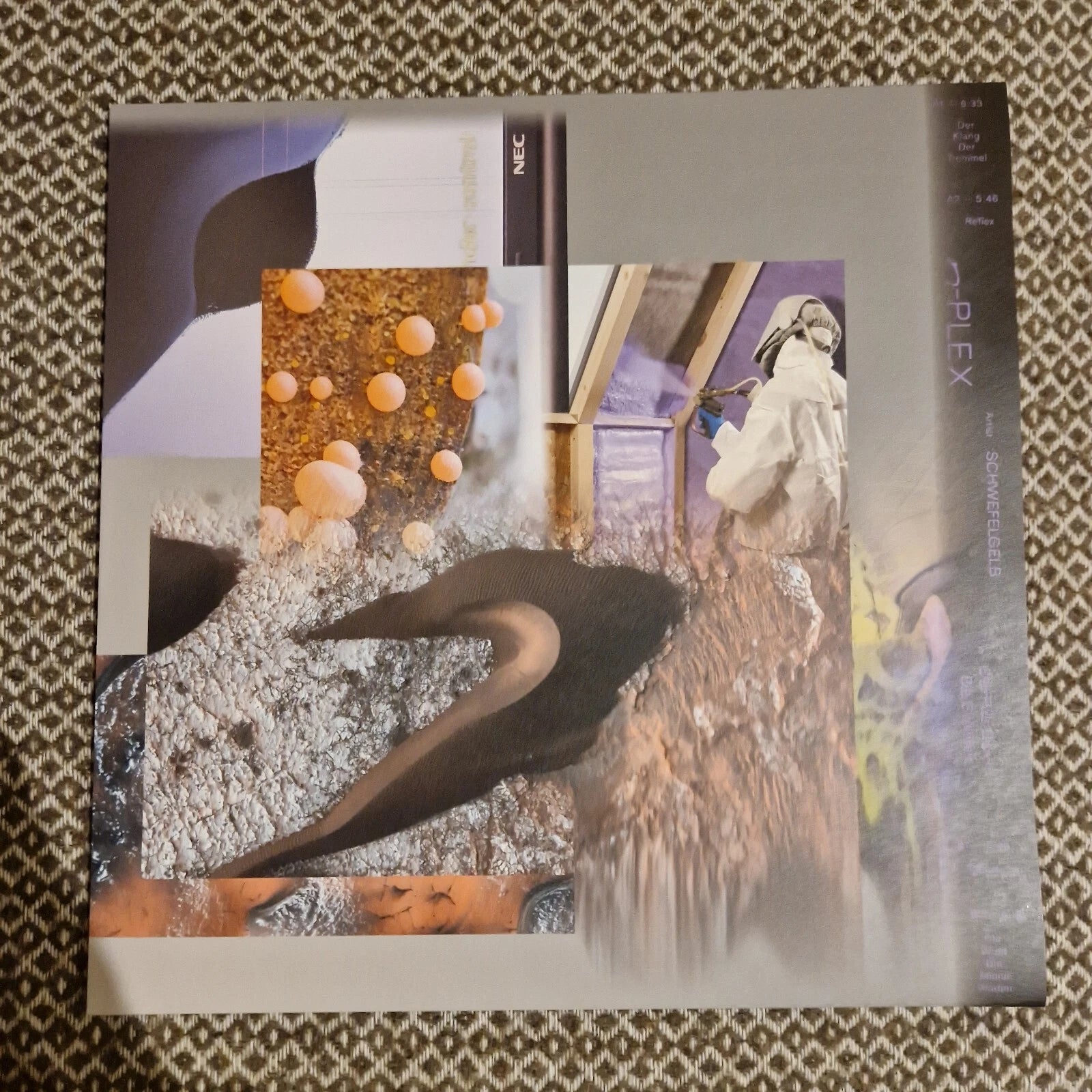 Schwefelgelb ‎– Der Puls Durch Die Schläfen / Vinyl 12" on Gold Marbled
