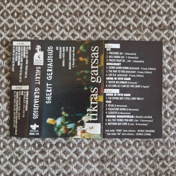 Various ‎– Tikras Garsas "Shekit Geriausius"/ Cassette Album
