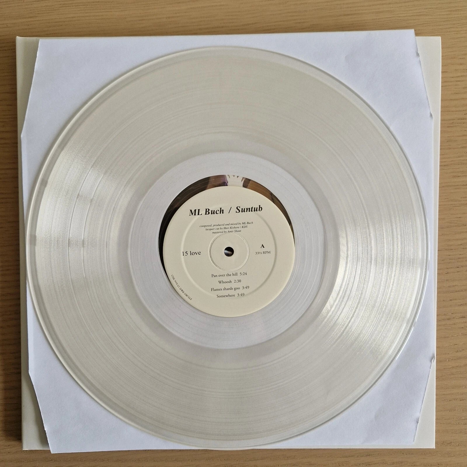 ML Buch - Suntub / Vinyl 2LP limited on Clear / SIGNED AUTOGRAPHED