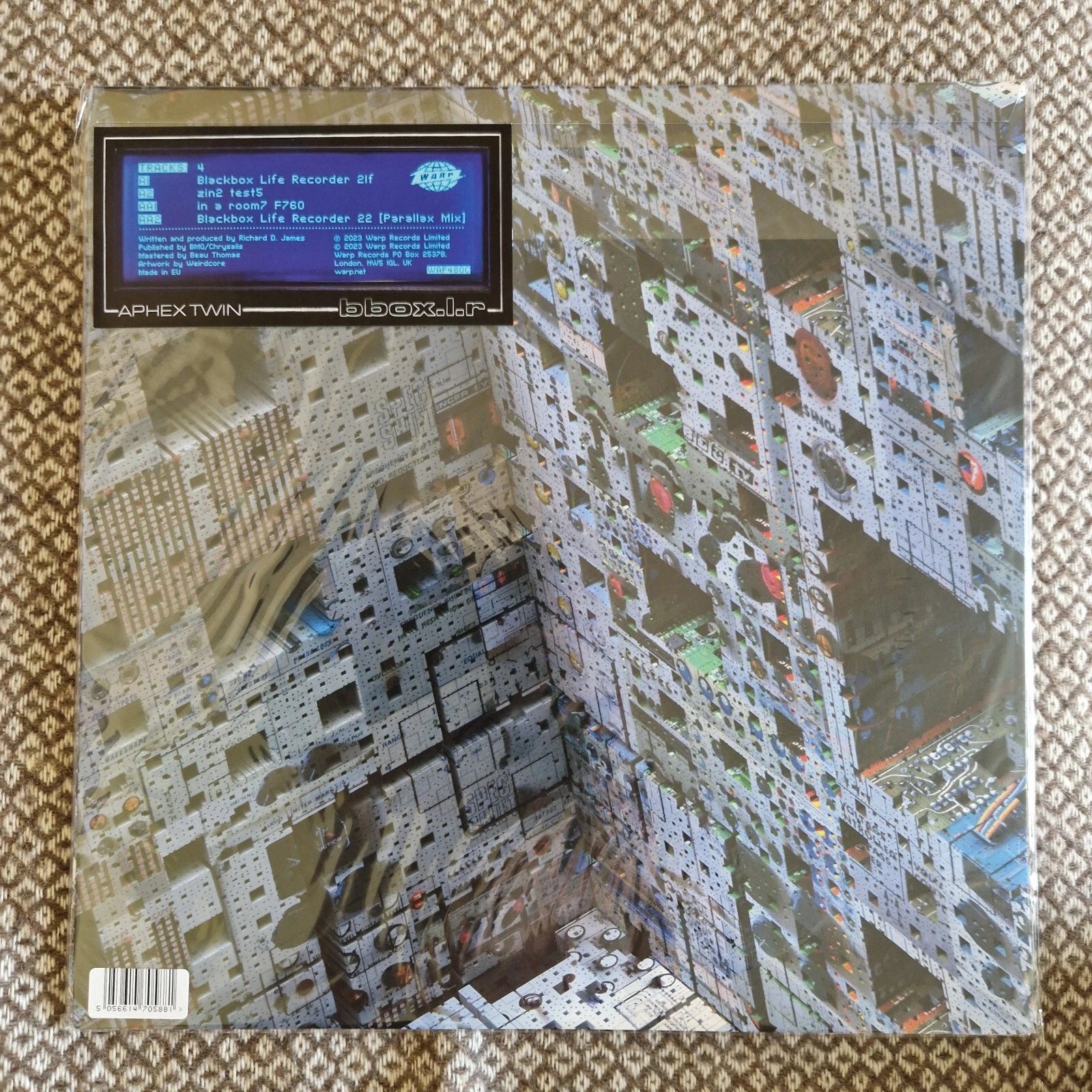Aphex Twin - Blackbox Life Recorder 21f / Vinyl 12" limited on CLEAR