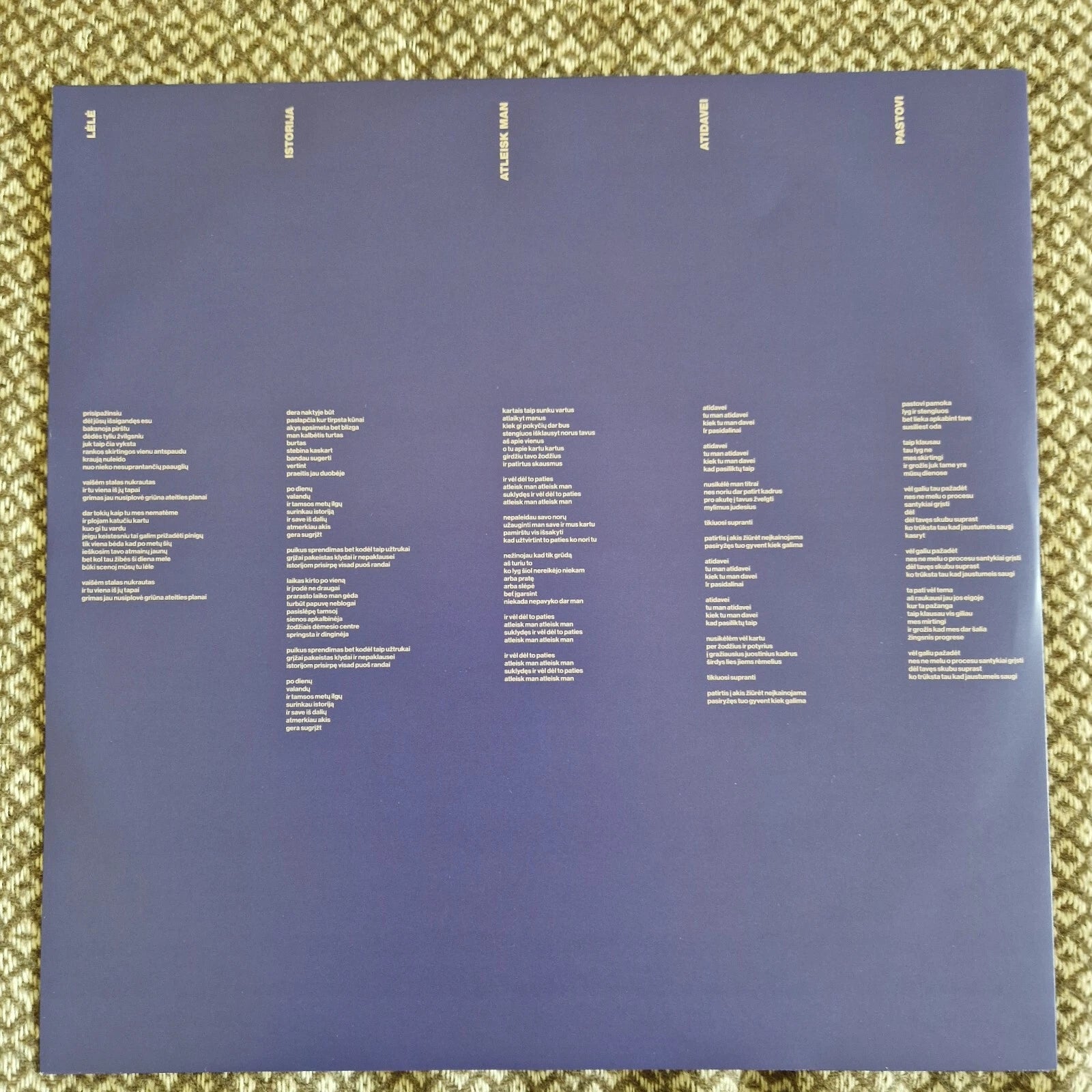 ba. – TURTAS / Vinyl LP limited on Transparent Blue