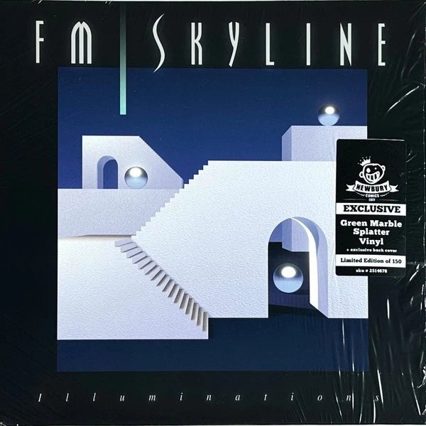 FM Skyline – Illuminations / Vinyl LP on White w/ Green & Blue Splatter