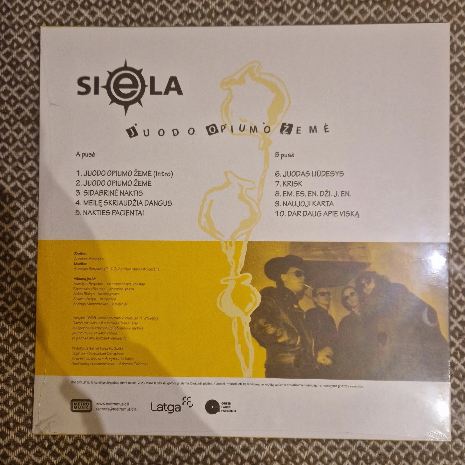 Siela - Juodo Opiumo Žemė / Vinyl LP Lithuania