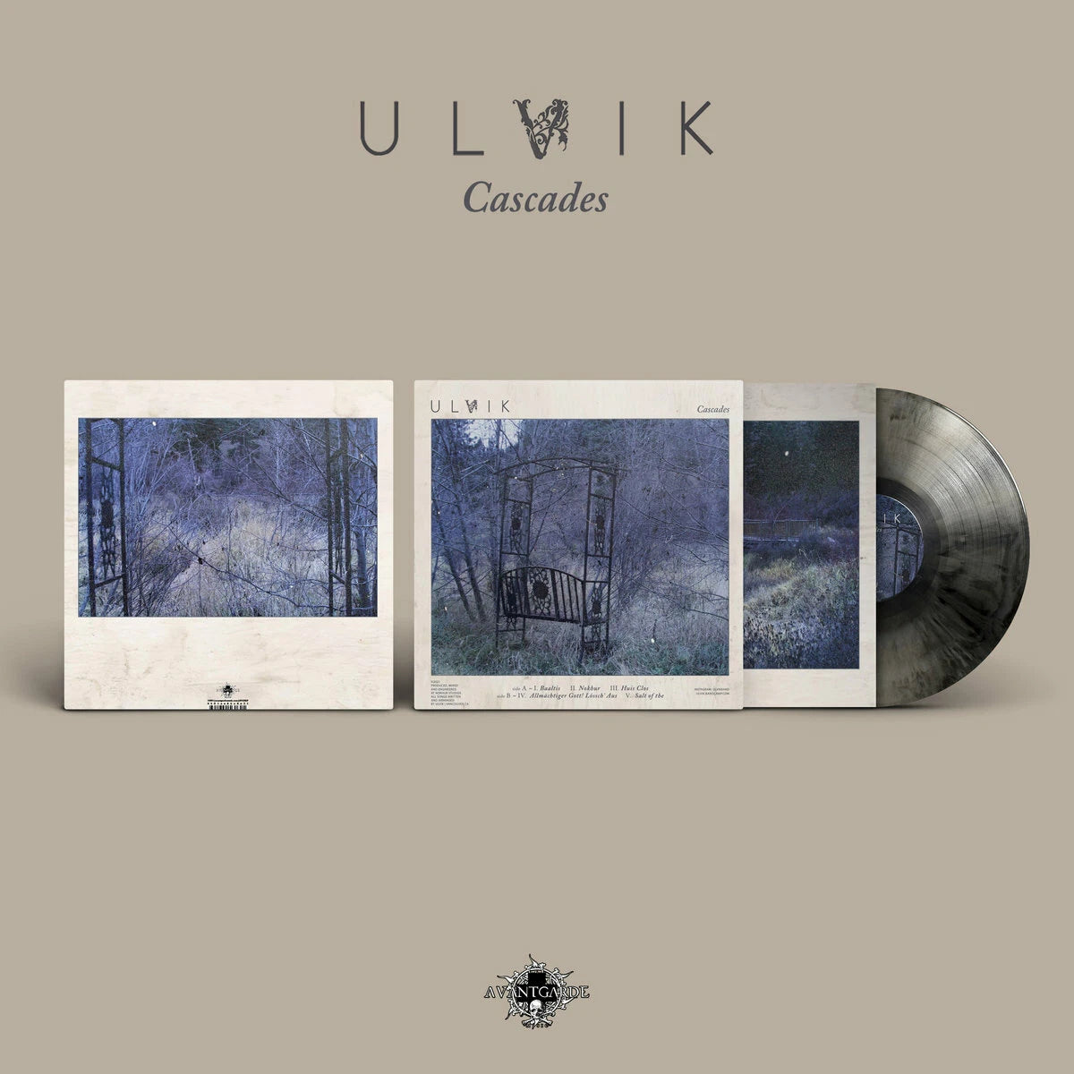 Ulvik - Cascades / Vinyl LP limited to 150 on Grey/black galaxy