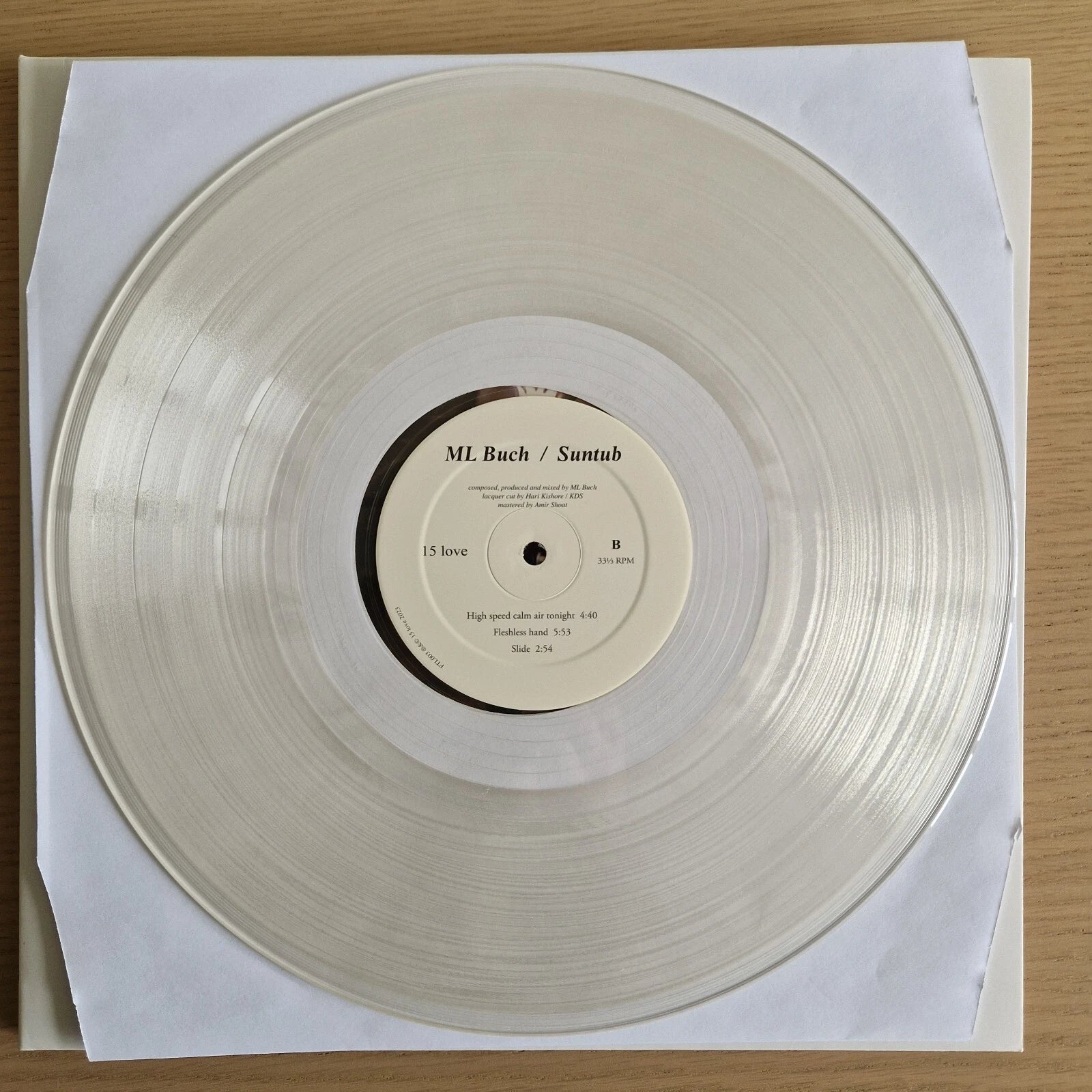 ML Buch - Suntub / Vinyl 2LP limited on Clear / SIGNED AUTOGRAPHED