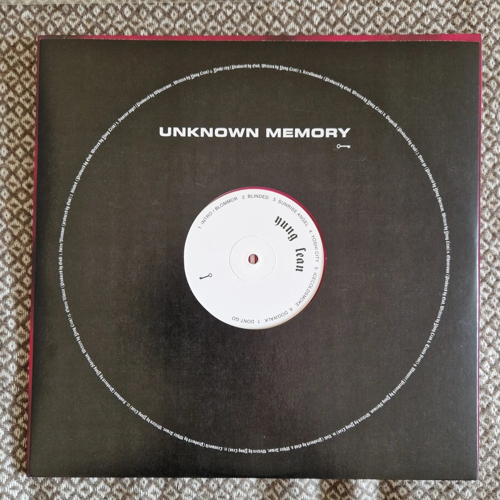 Yung Lean ‎– Unknown Memory / Vinyl LP limited on Magenta Transparent