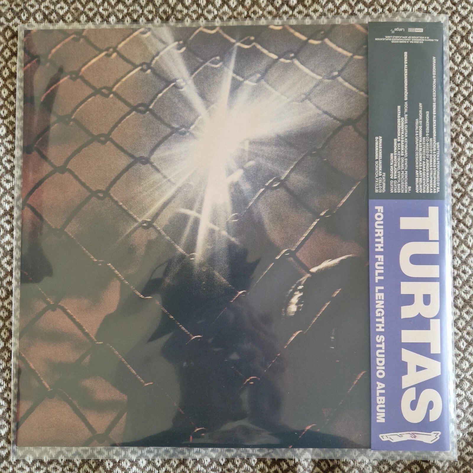 ba. – TURTAS / Vinyl LP limited on Transparent Blue