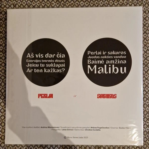 Andrius Mamontovas – Perlai Ir Sakuros / Vinyl LP limited on PINK