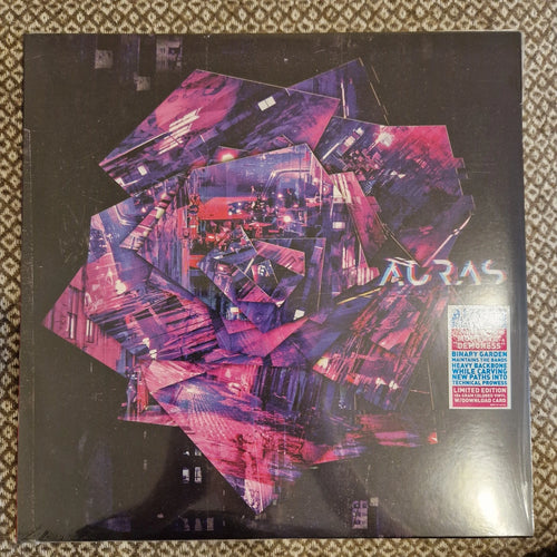 Auras - Binary Garden / Vinyl LP on Purple W/ Pink, White Burst
