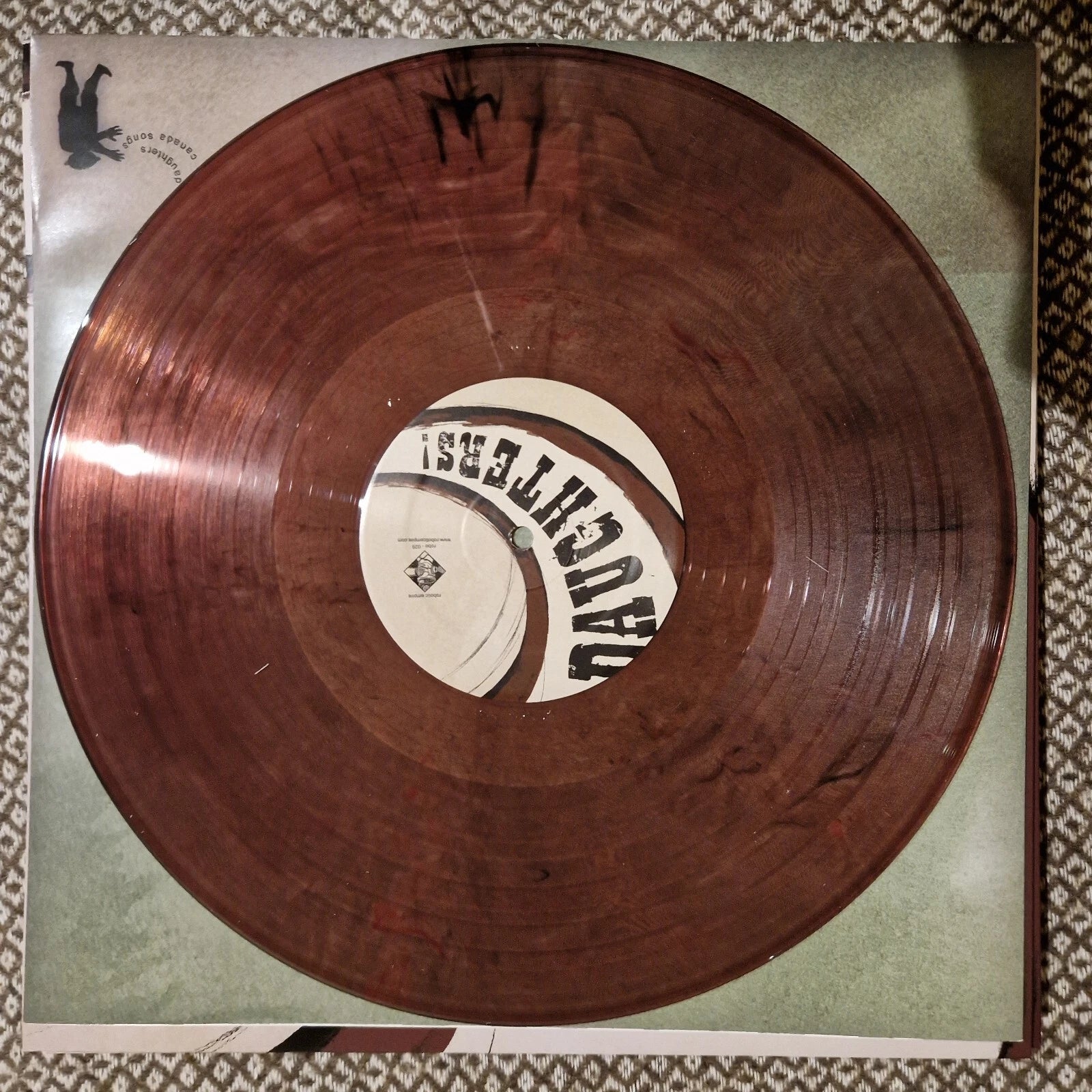 Daughters - Canada Songs / Vinyl LP limited Clear with Black and Opaque Red Smok