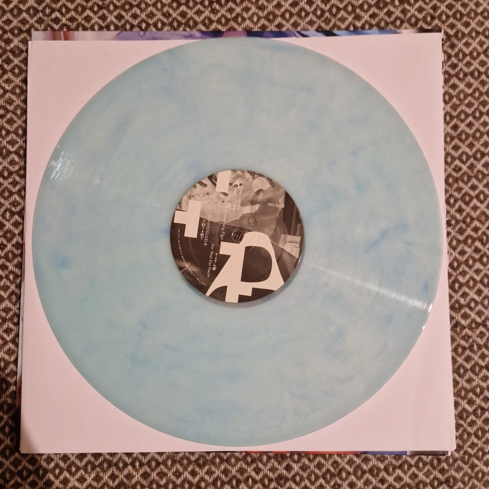Schwefelgelb ‎– Der Rest Der Nacht / Vinyl 12" on Semi-Clear Light Blue