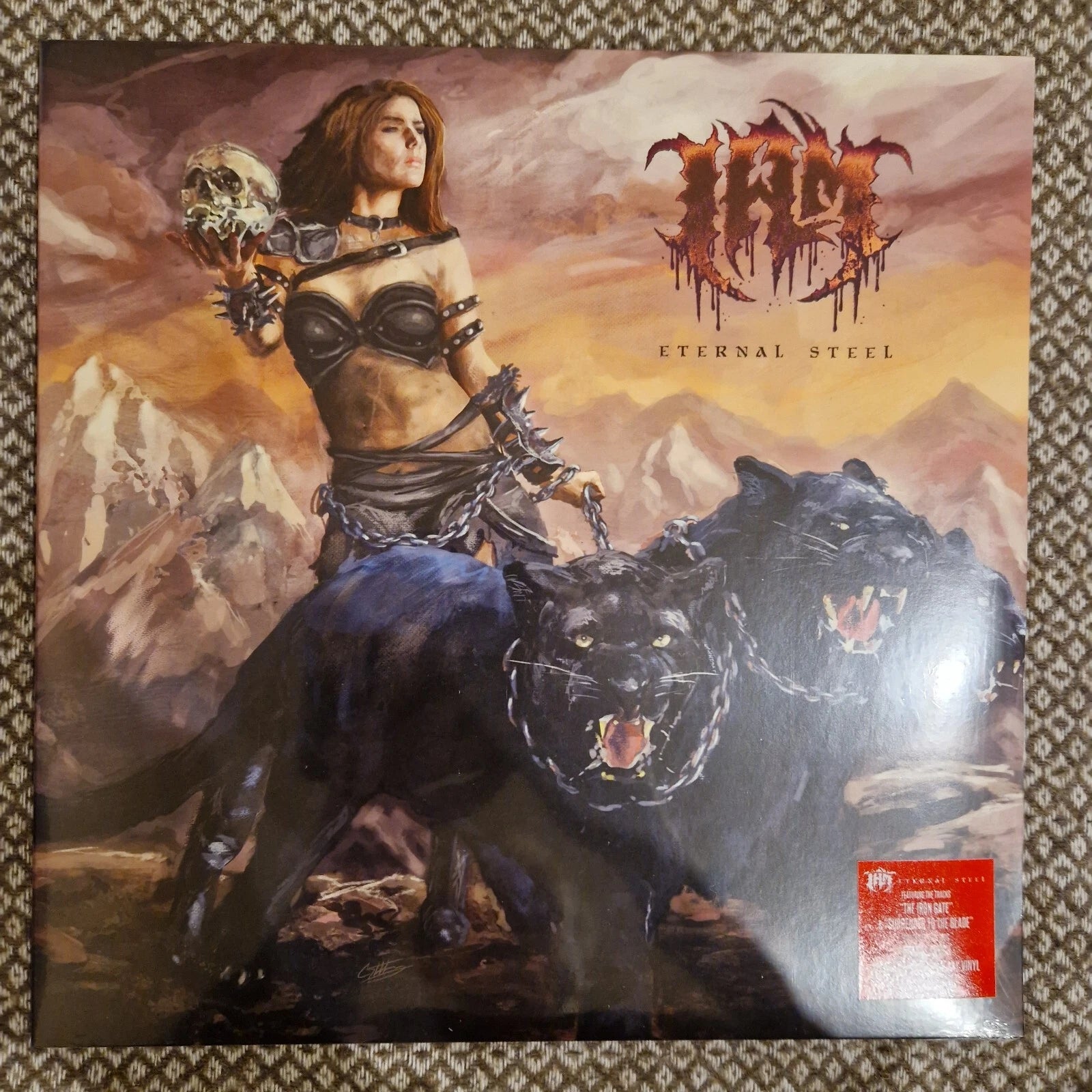 I AM - Eternal Steel / Vinyl LP limited edition on Orange Crush & Canary Yellow
