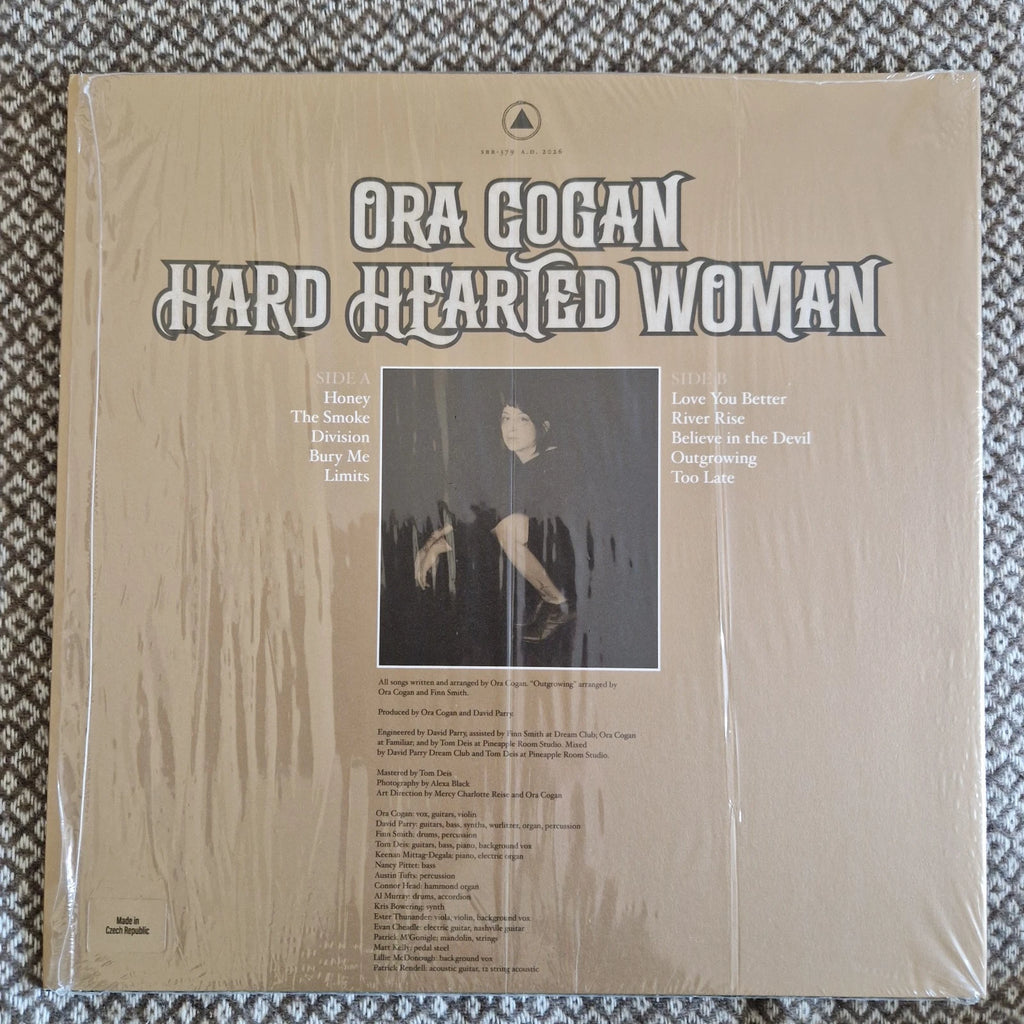 Ora Cogan - Hard Hearted Woman / Vinyl LP on Cloudy Clear + SIGNED/AUTOGRAPHED
