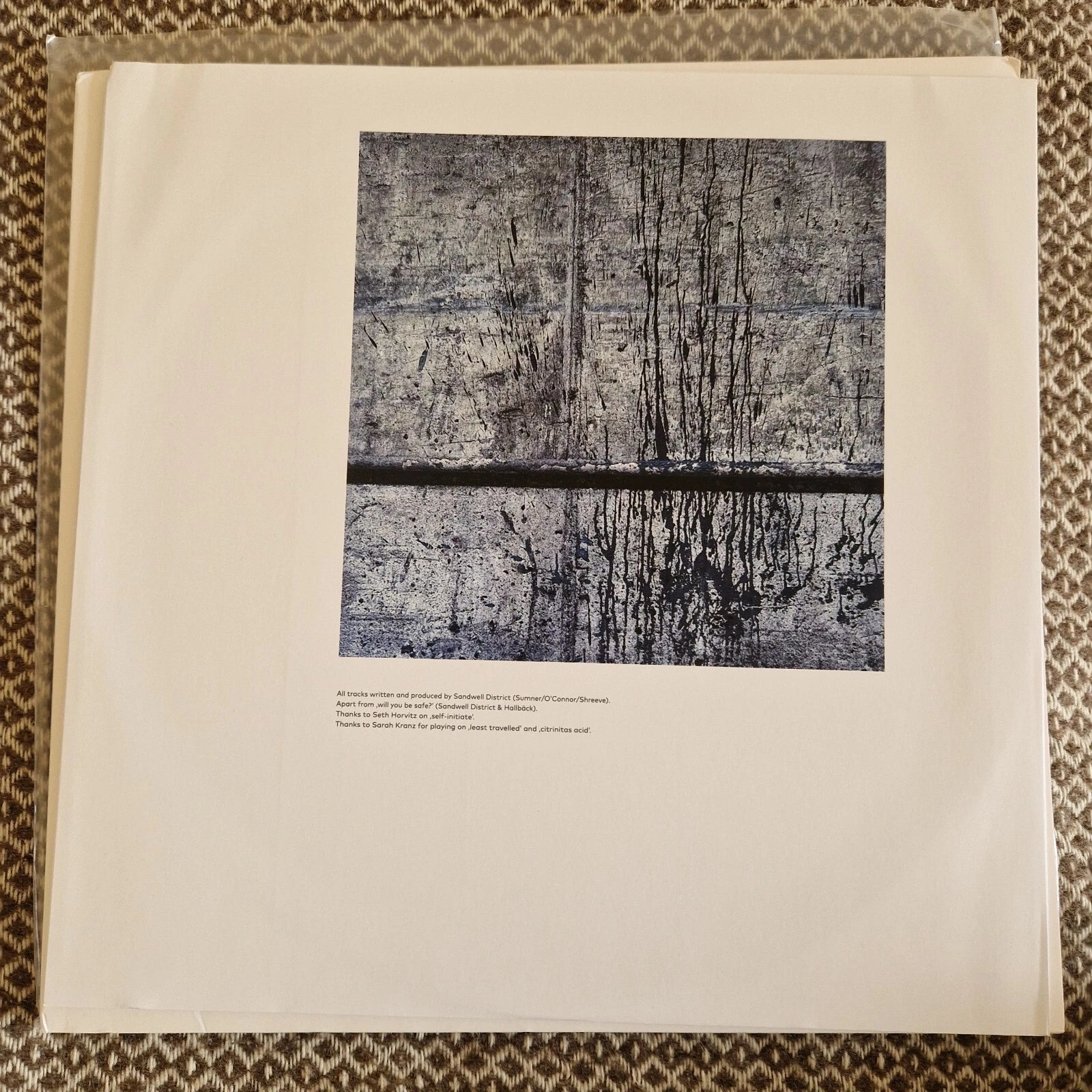 Sandwell District – End Beginnings / Vinyl 2xLP limited on Blue Transparent / SIGNED PRINT