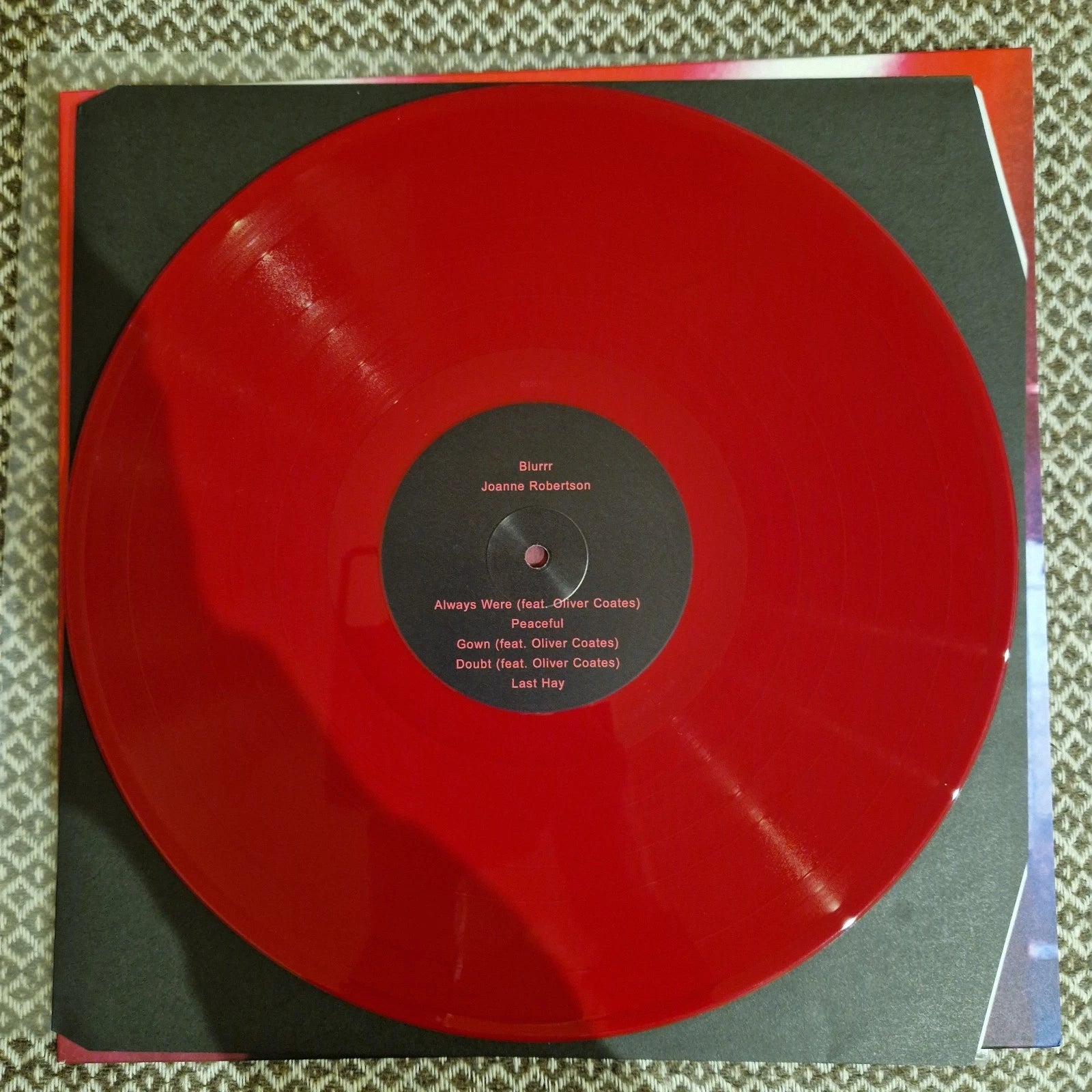 Joanne Robertson - Blurrr / Vinyl LP limited on RED