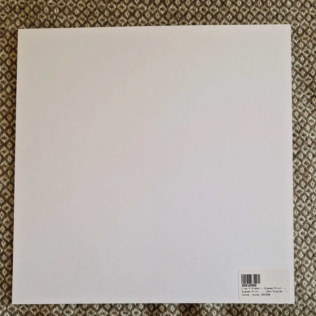 John Glacier - Like A Ribbon / Vinyl LP / SIGNED / AUTOGRAPHED PRINT