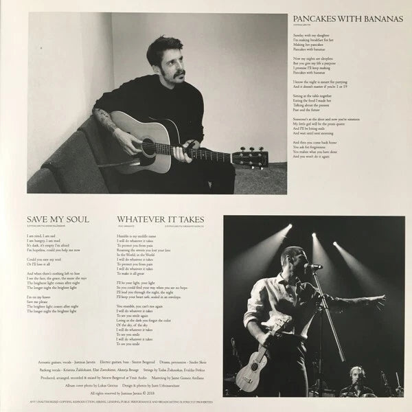 Justinas Jarutis - Justinas Jarutis / Vinyl LP limited / Signed Autographed