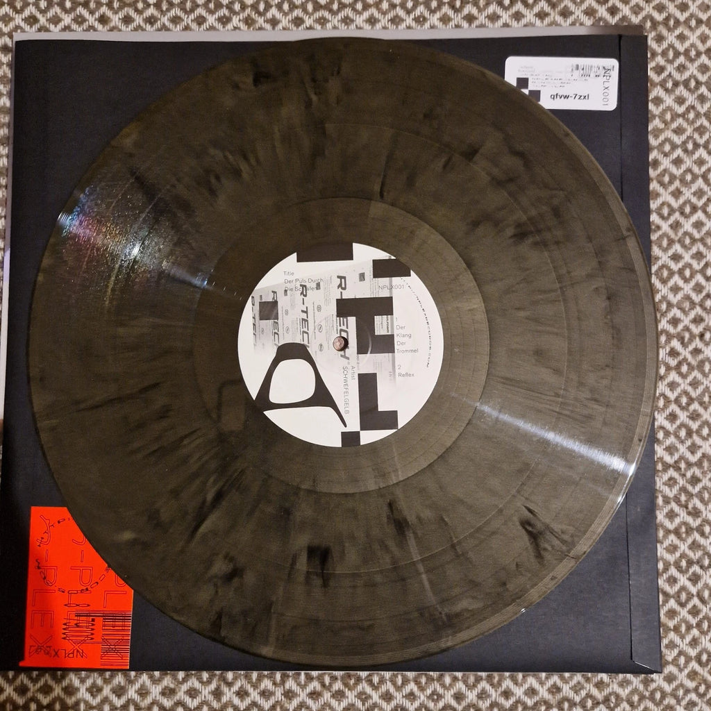 Schwefelgelb ‎– Der Puls Durch Die Schläfen / Vinyl 12" on Gold Marbled