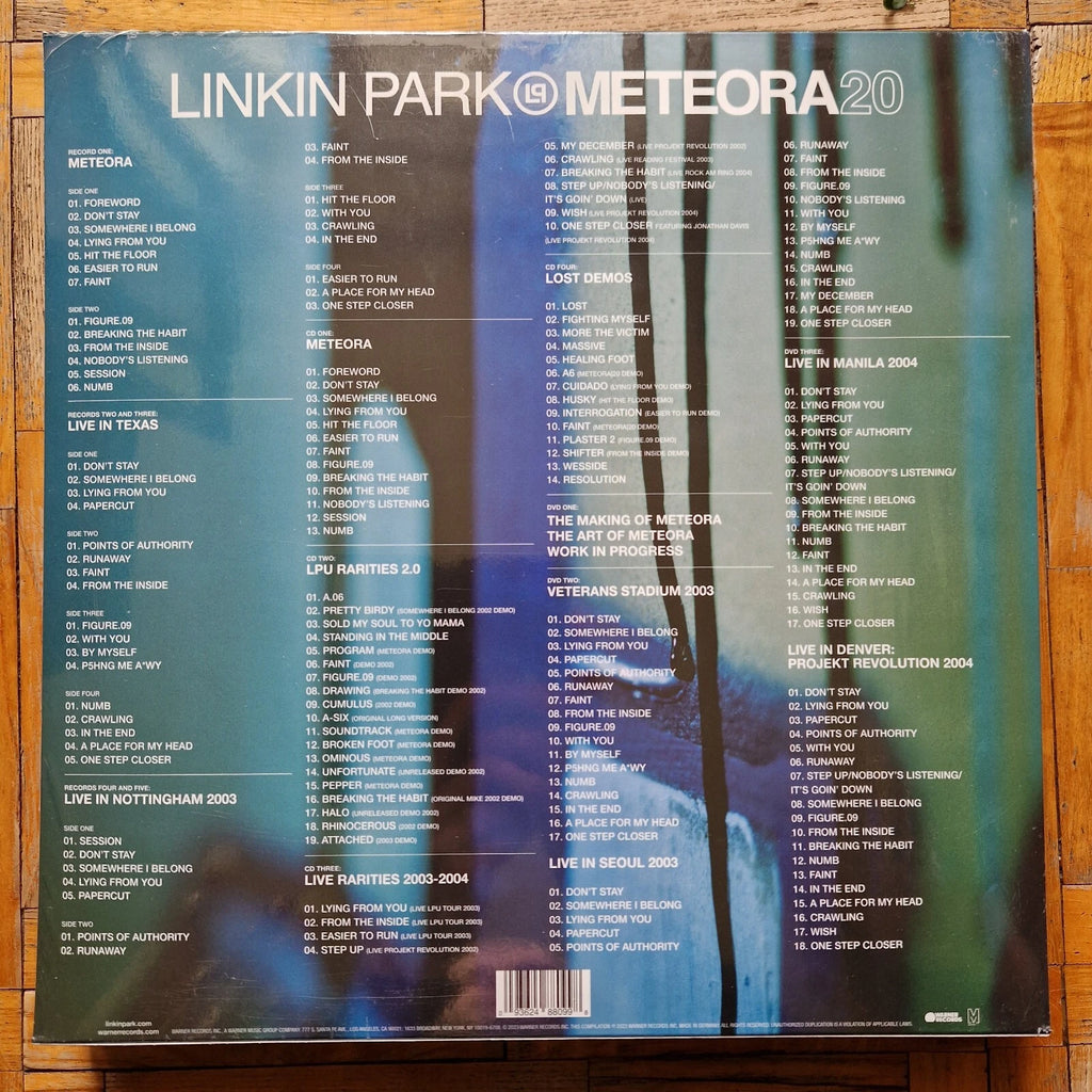 Linkin Park – Meteora (20th Anniversary) / Vinyl 5xLP + 4xCD + 3xDVD Box Set
