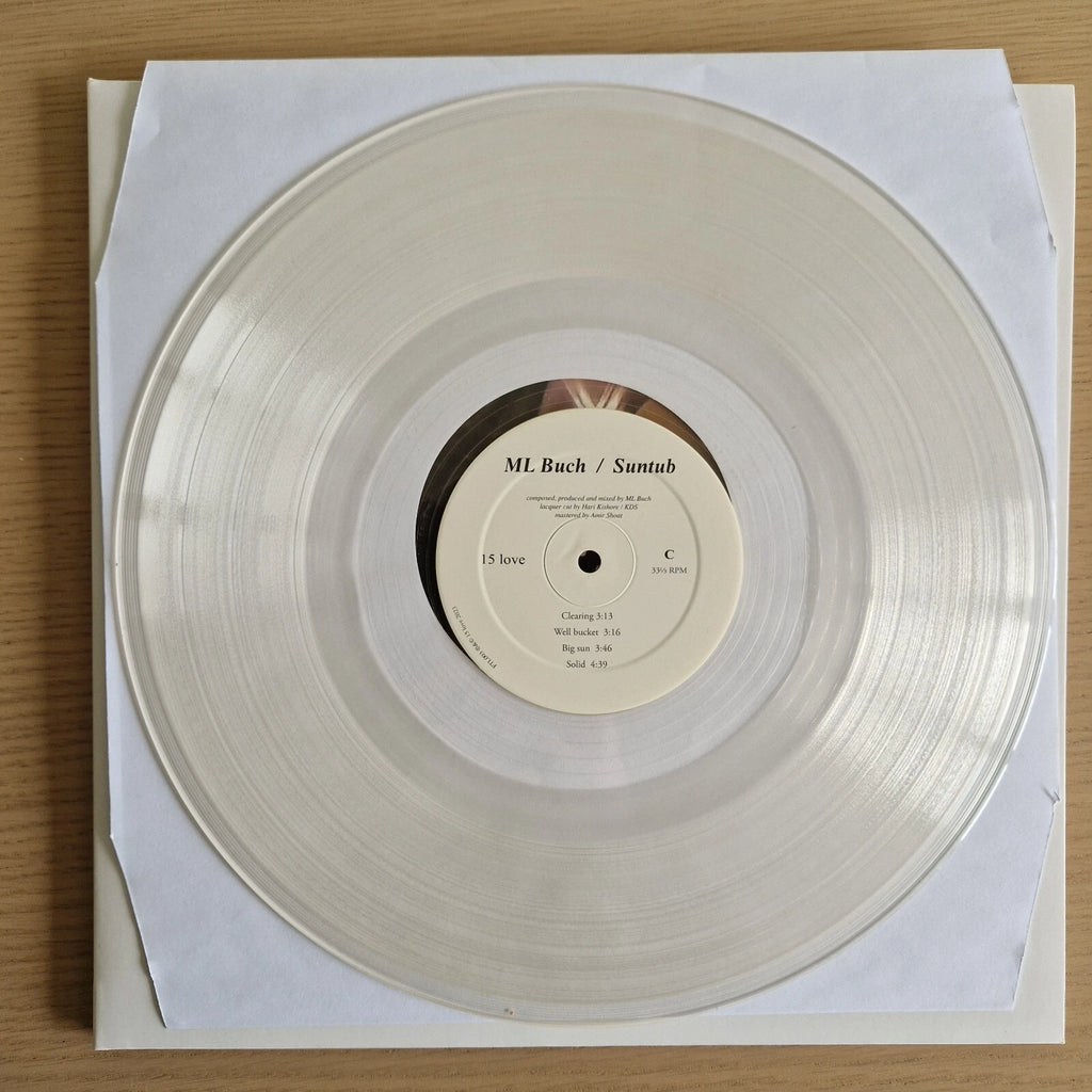 ML Buch - Suntub / Vinyl 2LP limited on Clear / SIGNED AUTOGRAPHED