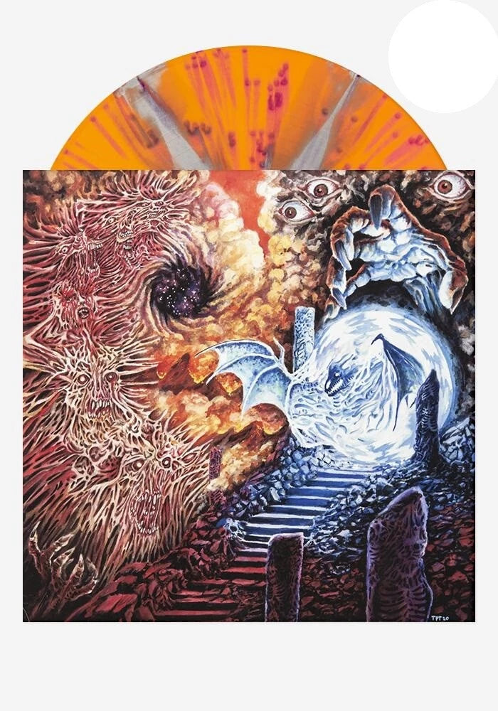 Gatecreeper - An Unexpected Reality / Vinyl LP Orange and Metallic Silver Pinwhe
