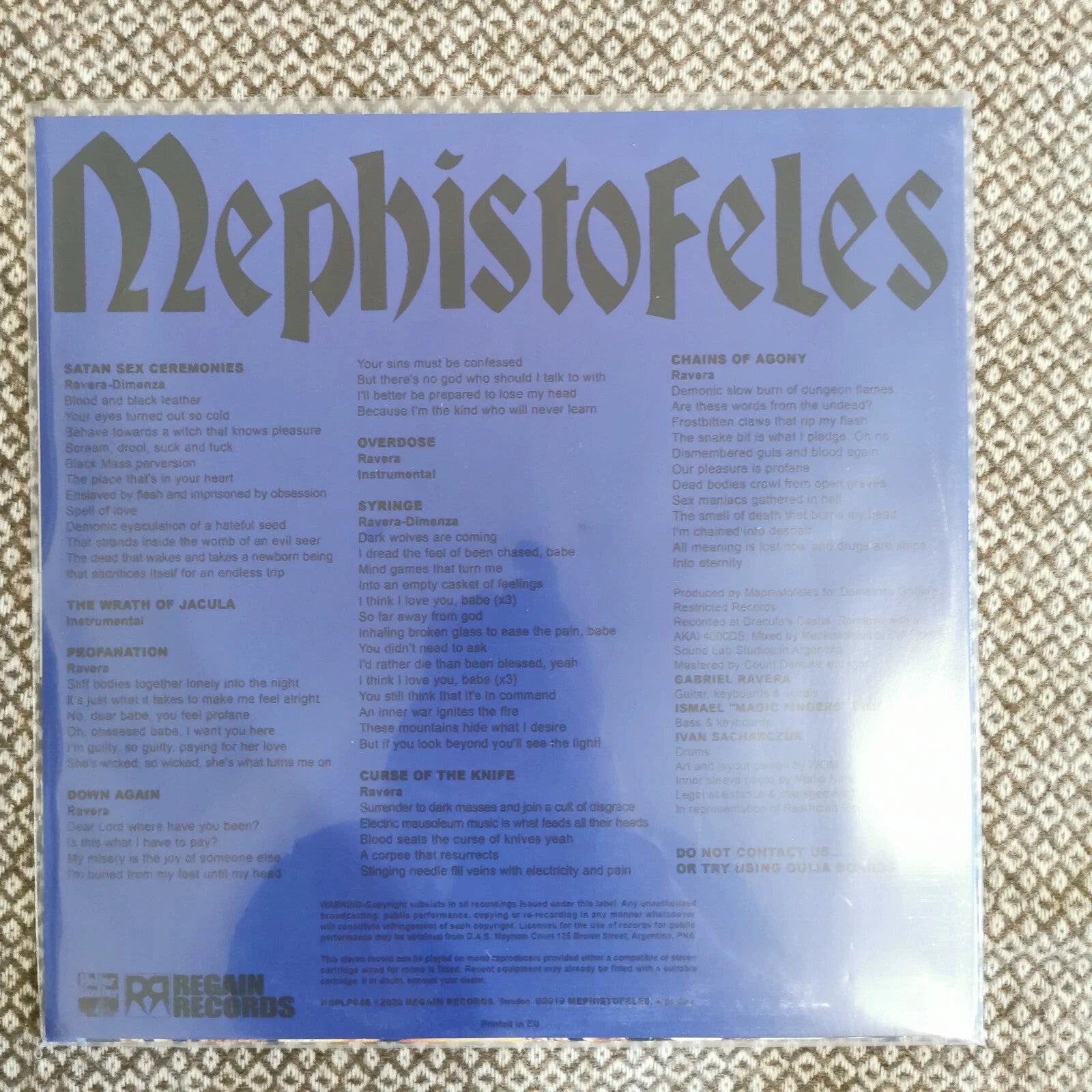 Mephistofeles - Satan Sex Ceremonies / Vinyl LP