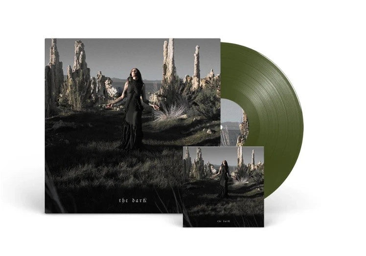 CHELSEA WOLFE - The Dark / Vinyl LP on Forest Green + SIGNED CARD presale