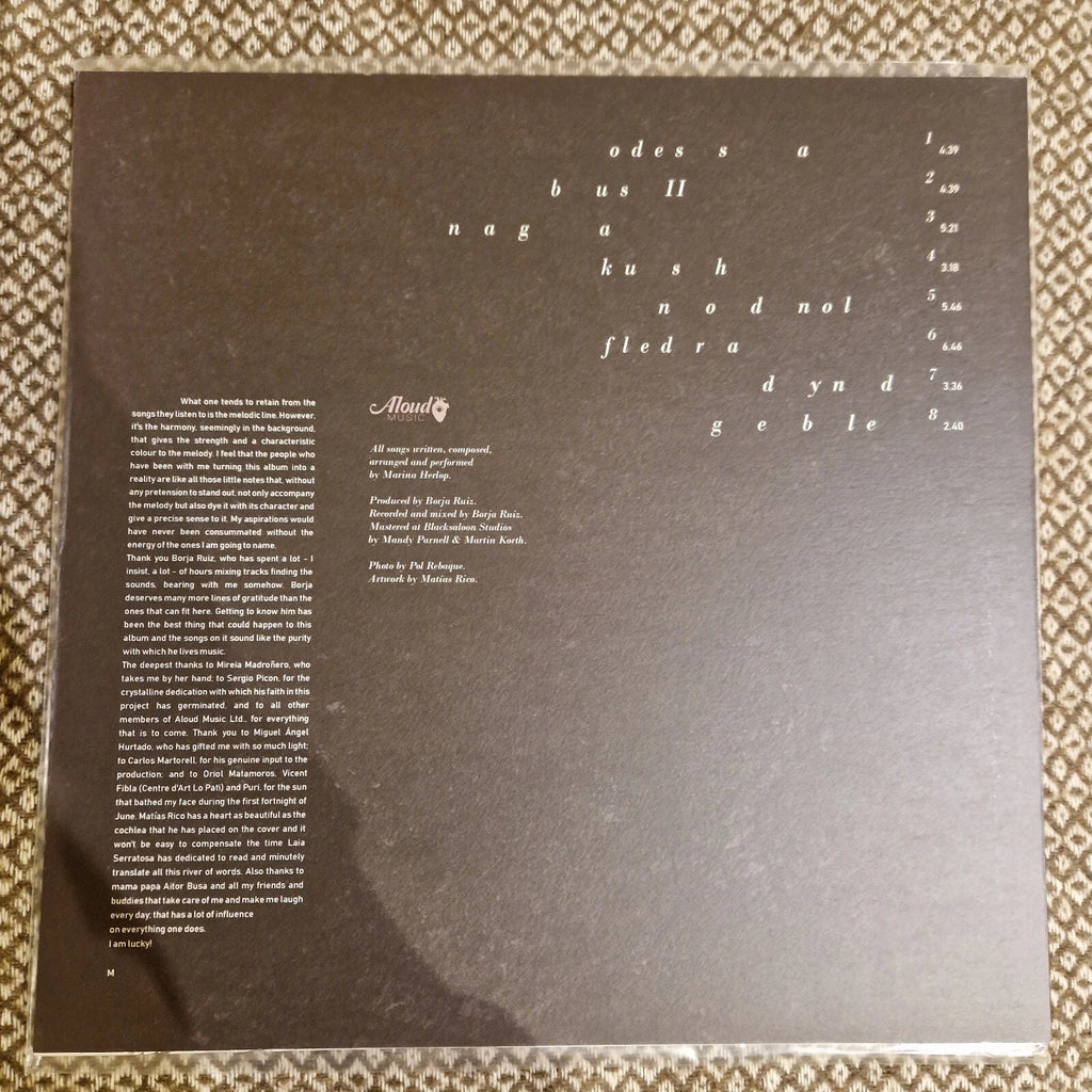 Marina Herlop ‎– Babasha / Vinyl LP limited on Red Marble