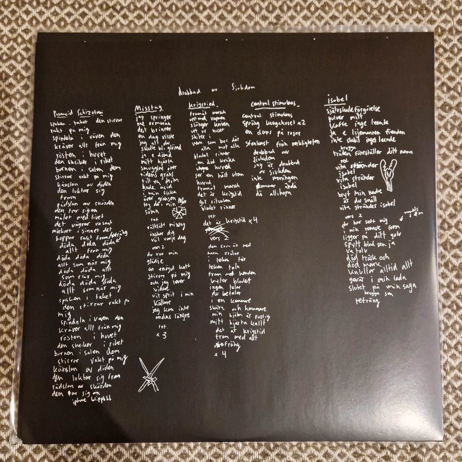 Död Mark ‎– Drabbad Av Sjukdom / Vinyl LP limited on COLORED