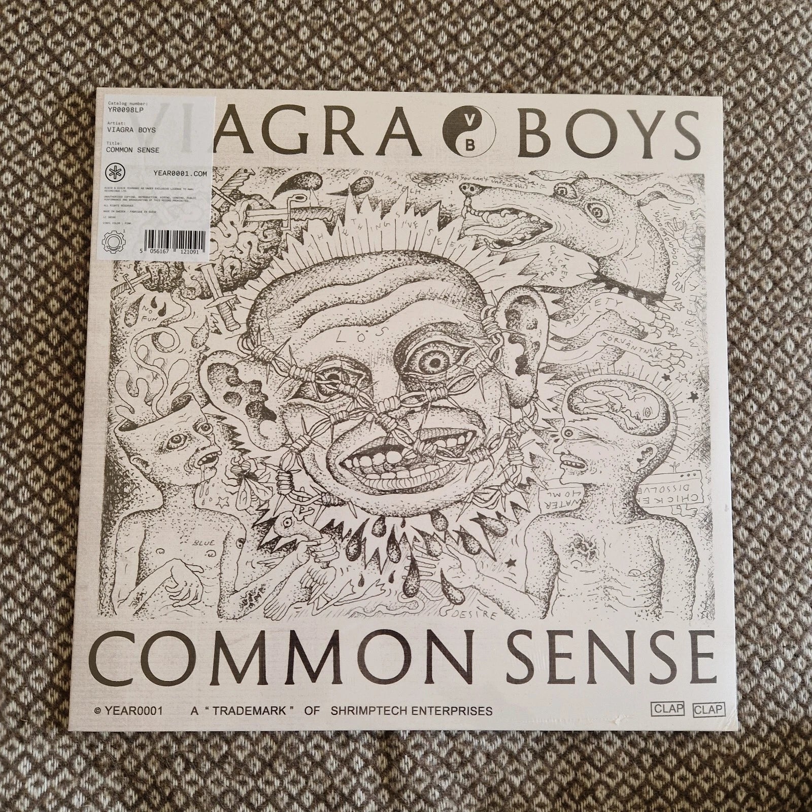 Viagra Boys - Common Sense / Vinyl LP limited on Pink Transparent