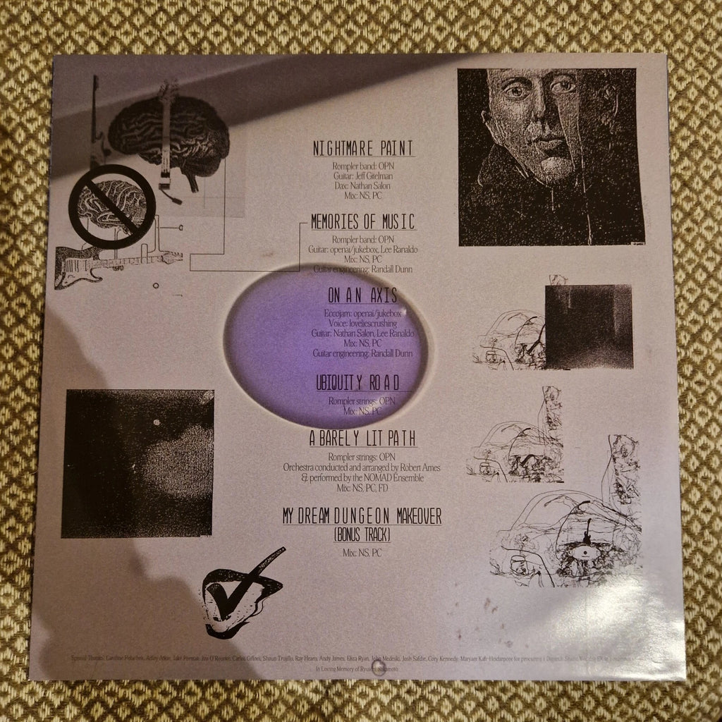 Oneohtrix Point Never ‎– Again / Vinyl 2LP limited on Blue / SIGNED AUTOGRAPHED