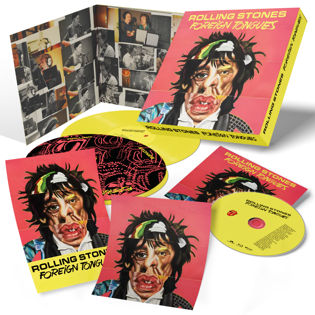 The Rolling Stones - Foreign Tongues / Vinyl LP Boxset on Yellow